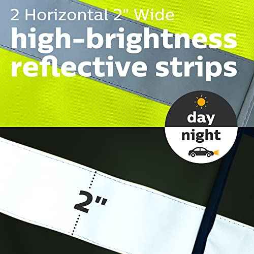 Kids High Visibility Reflective Safety Vest - Neon Yellow Child Safety Vest with Reflective Tape, Ideal for Outdoor Activities, Size Small (LS1)