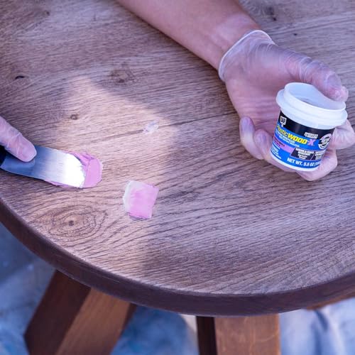 DAP Plastic Wood-X Wood Filler 5.5 Oz - Natural, DryDex Indicator, Interior & Exterior Repair