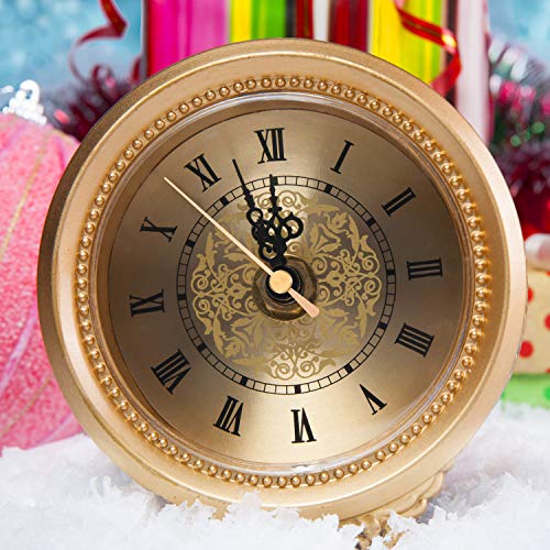 Hicarer Quartz Clock Movement Kit with Short Hands - Shaft Length 3/5 inch Replacement Parts