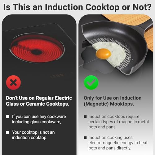 ZETHYR STREET Induction Cooktop Mats Set of 5 – 0.7mm Silicone Fiberglass Protectors, 2 Small 2 Large 1 Half Sheet