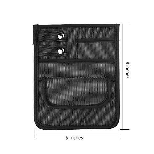 Beautyflier Nylon 4 Pockets Nurse Organizer Bag Pouch for Accessories Tool Case Medical Care Kit (CASE ONLY)
