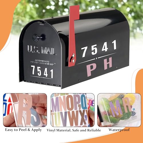 Metsyth Multicolor Letter Stickers 30 Sheets 1500 PCS 2 Inch Alphabet Decals