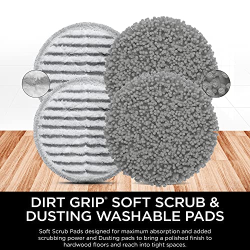 Shark Steam & Scrub Dirt Grip Pads — Soft Scrub & Dusting Pads (XKITP7000D) Replacement Set