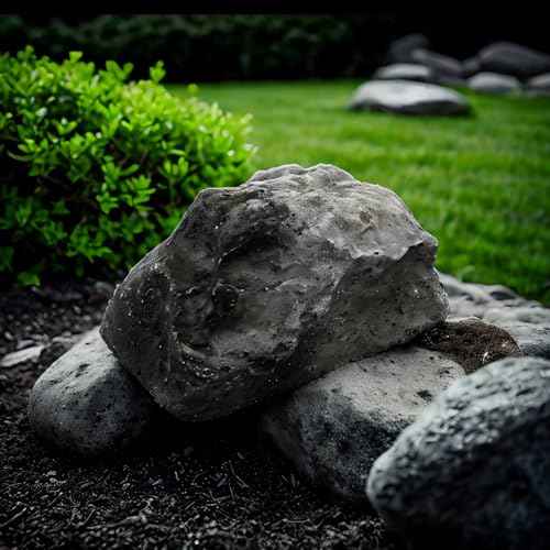 Fake Rock Key Hider, Hide a Spare Key for Outside, Hidden Keys Storage for Outdoor Garden (Style A)