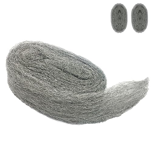 Alabrocon Steel Wool Mice & Pest Control, 2 Pack, 3" x 10 Ft