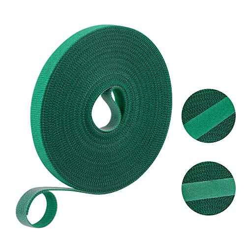KINGLAKE GARDEN Plant Tape Garden Ties 65.6 Feet 1/2'' Twist Ties for Plants Support, Garden Plant Tape for Climbing Plants, Gardening, Home, Office