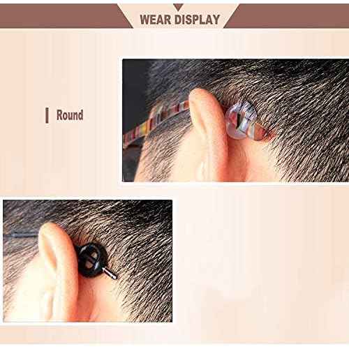 Glasses Ear Grip - Eyeglasses Temple Tip Sleeve Retainer,Anti-Slip Comfort Glasses Retainers For Spectacle, 12 Pairs (Clear1)