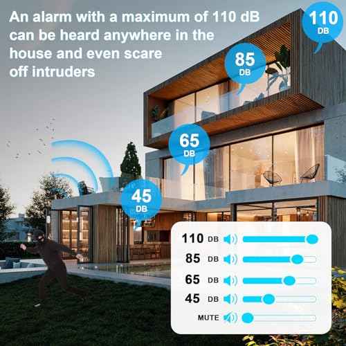 SanJie Door Chime, Wireless Door Chimes When Door Open Entry for Business/Home/Office/Store (500ft Range 26 Chimes Adjustable Volume)