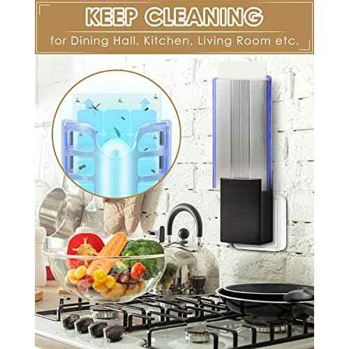 TINDTOP 40 Pack Replacement Glue Boards for Dynatrap DT3009, Indoor Glue Boards Refill Sticky Cards for Dynatrap DT3009 DT3019 DT3039