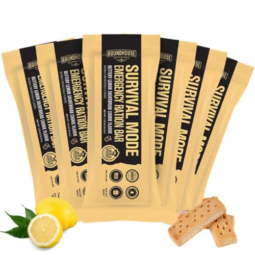Roundhouse Provisions Emergency Ration Bars - 6 Pack, 410 Calories, Long Shelf Life