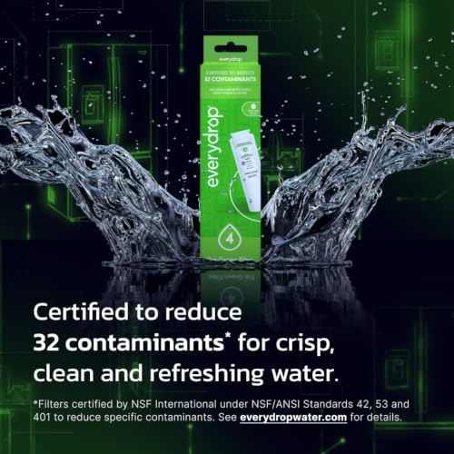 EveryDrop Whirlpool Ice & Water Refrigerator Filter 4 Green EDR4RXD1