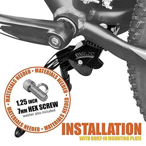 BV Bike Stand for 24"-28" - Adjustable & Foldable Bike Kickstand with Stable Double Leg & Chain Protection - Easy to Mount Kickstand for Adult Bike - Durable Design for City, Trekking & Mountain Bike