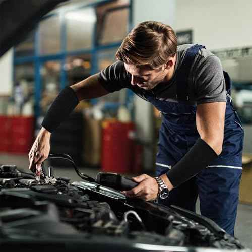 2 Pairs Arm Protection Sleeves Cut Burn Resistant Sleeve Anti Abrasion Forearm Cover Protector for Men Thin Skin