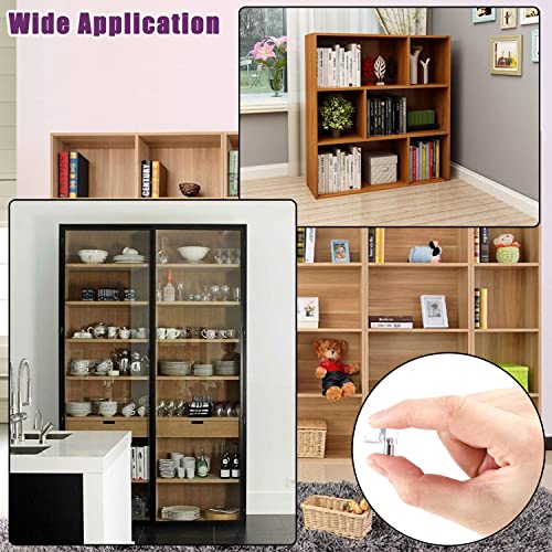 Sazoemao 5mm Clear Plastic Shelf Support Pegs - Set of 20, Durable Cabinet Shelf Pins for Kitchen and Furniture