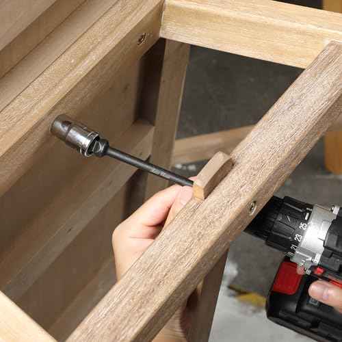 Bates- Impact Wobble Adapter Set, 6 pcs, 6", 2-3/4" & 2-1/2"-Long, 1/4" Drive Hex Shank, 1/4" 3/8" & 1/2", Wobble Extension Set