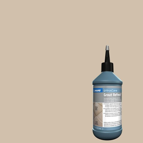 MAPEI UltraCare Grout Refresh, Universal Grout Colorant & Sealer, 8 oz Bottle – Easy Grout Restoration & Protection, 5015 Bone
