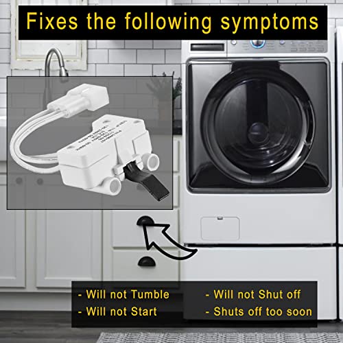 Seentech 3406107 Dryer Door Switch Replacement (Pack 1) Fits Kenmore/Whirlpool