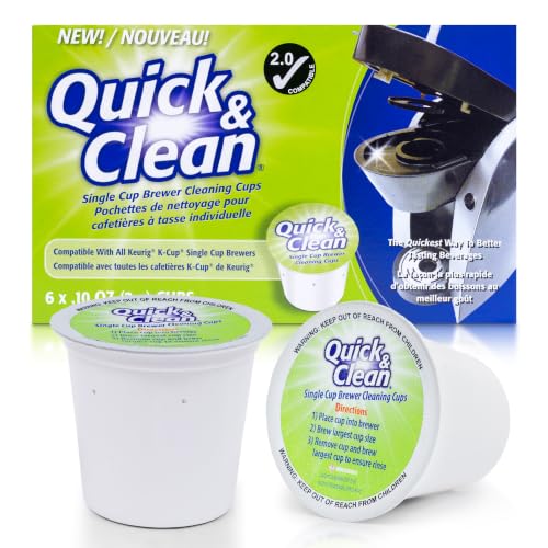 6-Pack Keurig K-Cup Cleaner Pods - Coffee Machine Descaling & Residue Removal