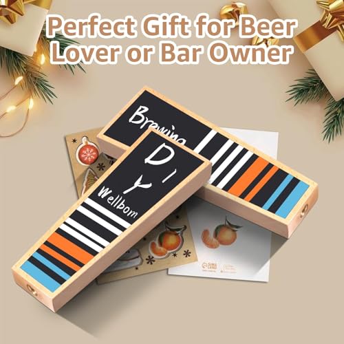 2PCS Beech Beer Tap Handle Keg Handle 3/8"-16 UNC Keg Tap Handle with Pens