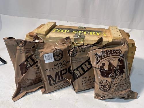 Military Surplus MRE Meals Ready to Eat - 12 Pack, Inspection 2025/2026