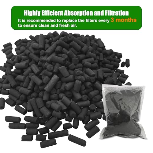 Odor-Absorbing Carbon Refills for Fylecen Kitchen Compost Bin
