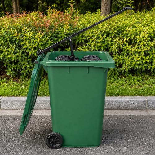 Manual Trash Can Compactor Tool for 32-170 Gallon Waste Bins - 1Pc
