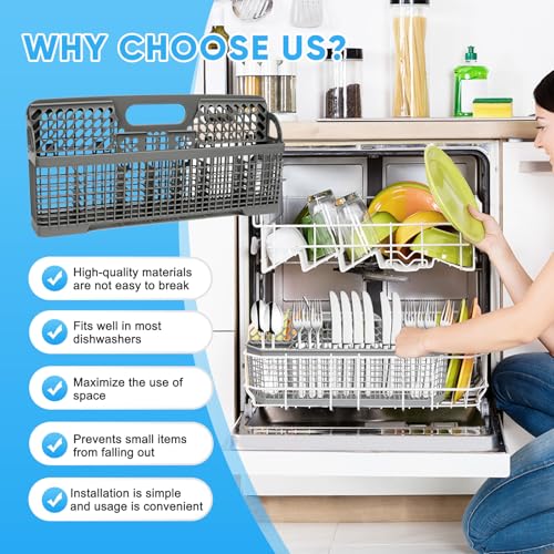 Universal Dishware Silverware Basket Replacement WP8562043 for KitchenAid/Whirlpool/Kenmore