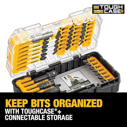 DEWALT 40-Piece Impact-Ready FlexTorq Screwdriver Bit Set with Storage Case, One Size