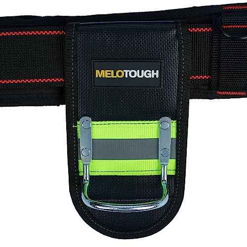MELOTOUGH Cordless Drill Holder Hook Tape Measure Clip Power Tool Holder with Drill Bit Tote Hammer Belt Holder