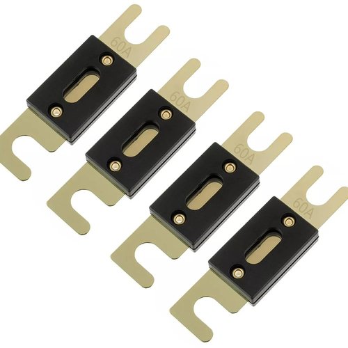 60 Amp ANL Blade Fuse 4Pcs for Car Audio and Video System (60A ANL Fuse)