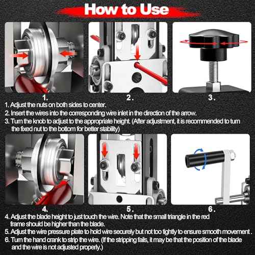 2 PCS Manual Wire Stripper Replacement Blades, Tungsten Steel, Silver