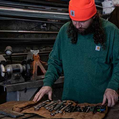 Carhartt 18 Pocket Utility Roll, Durable Water-Resistant Tool Organization Roll Bag