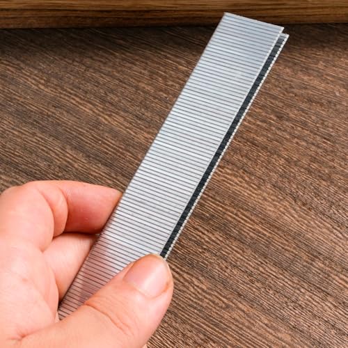 Galvanized Steel 1/4 Inch Narrow Crown Staples 1/2 Inch Length - 1000 Count