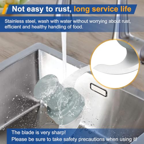27055 S Blade for Robot Coupe Food Processor – Serrated Stainless Steel Cutter Head