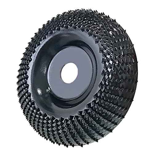 Wood Carving Disc Grinder Wheel Disc 4 Inch Wood Shaping Wheel Wood Grinding Shaping Disc for Angle Grinders with 5/8¡± Arbor