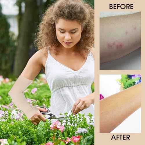 2 Pairs Protective Arm Sleeve for Men Women UV Protection Arm Sleeves Bruising Abrasions Tattoo Cover Up Sports Sleeve