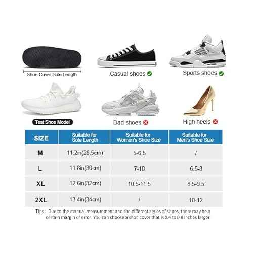 IwIeIaIrI Waterproof Rain Boot Shoe Cover Non-Slip Waterproof Boot Covers for Snow & Rain, Walking, Hiking & Motorcycle Gear Shoe Cover PVC Material with Safety Reflector Reusable & Foldable Black(XL)