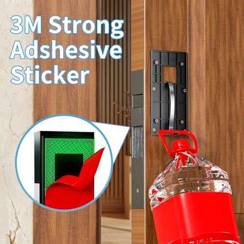 No-Drill Adhesive Ring Video Doorbell Mount Compatible with Ring Battery Doorbell/Plus/Pro, Camera Door Mounting Bracket Holder Accessories for Apartments, Renters, Houses