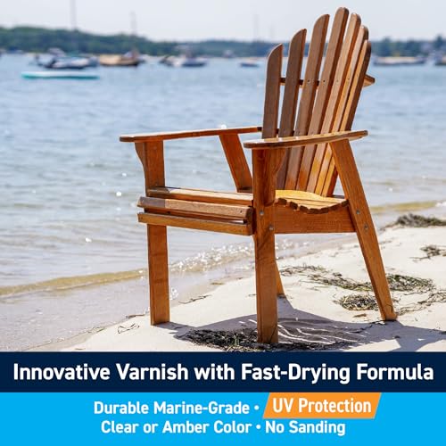 TotalBoat Halcyon Water-Based Marine Varnish - Clear Gloss Quart