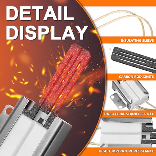 Cenipar 316489400 Gas Range Oven Igniter Flat Style - Compatible with Kenmore Frigidaire Crosley 316428500/316428501