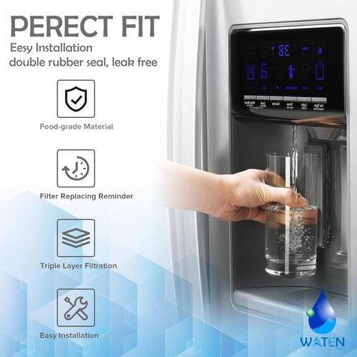 ICE2 F2WC9I1 ICE Maker Filter Replacement, Compatible with ice2 F2WC9I1 W10565350, W10480323, 2 PCS