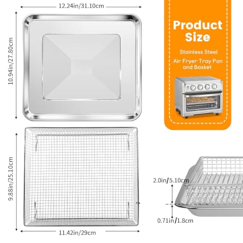 Air Fryer Basket Tray for Cuisinart TOA-60 TOA-65 TOA-70 - GWY (Variation 1)
