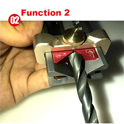 3 in 1 Drill Depth Gauge, Height & Angle Measuring Tool for Table Saw