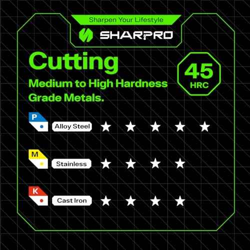 1/8 End Mills 1/8 Inch Shank, 2 Flute Carbide Square Endmill with AlCrN Coated, Upcut Spiral CNC Router Bits for Alloy Steel, Metal and Stainless Steel