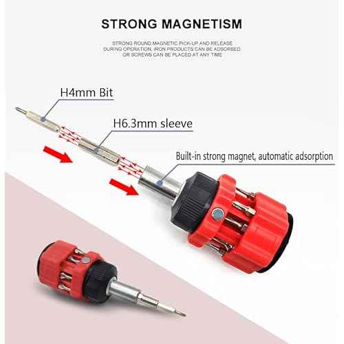 13-in-1 Multifunction Mini Combination Ratchet Screwdriver, Multi-Bit. Outdoor set, easy to carry, creative tool, suitable for many purposes.