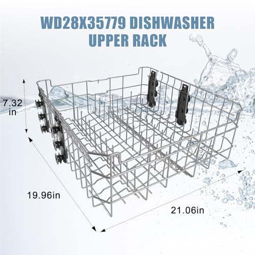 WD28X35779 WD28X30219 Upper Rack for GE Dishwashers — FrameFirm 20.8 x 20 x 7.3 in