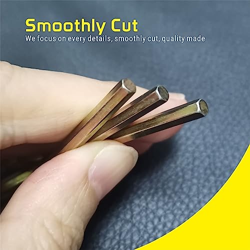 5/32" Standard Hex Dogging Key with Full Loop, Allen Key Sets Wrench for Push Bar Panic Exit Device - 10 Pack