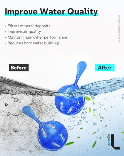 Leemone Humidifier Cleaner Demineralization Cleaning Ball 12p Blue (12 Pack)