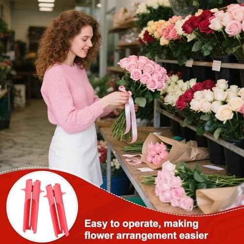 Rose Thorn Stripper Tool,Rose Stripper,Thorn Stripper,Flower Thorn Remover,Thorn Remover for Roses,Flower Bouquet Accessories (Pink)