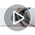 BlueStars W10195417 Lower Dishwasher Rack Wheel with Steel Screws (4-Pack)